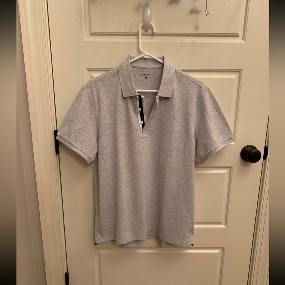 INNERSY Classic Short Sleeve Moisture Wicking Golf Polo Shirt Sz M